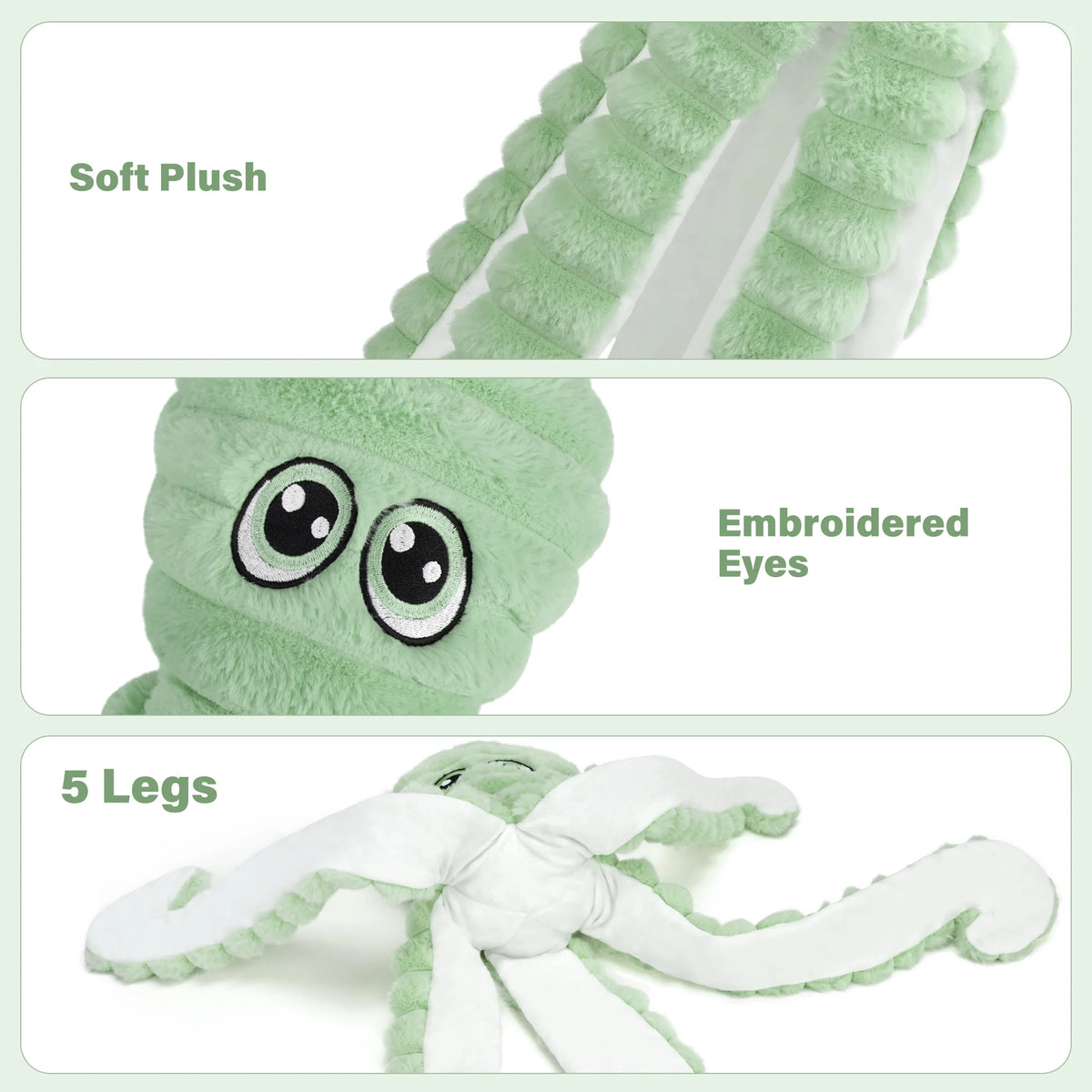 Squeaky Plush Dog Toy Teeth Grinding Chew Toy