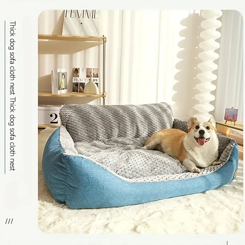 BOFNL Dog Sofa Bed With Soft And Washable Fabric