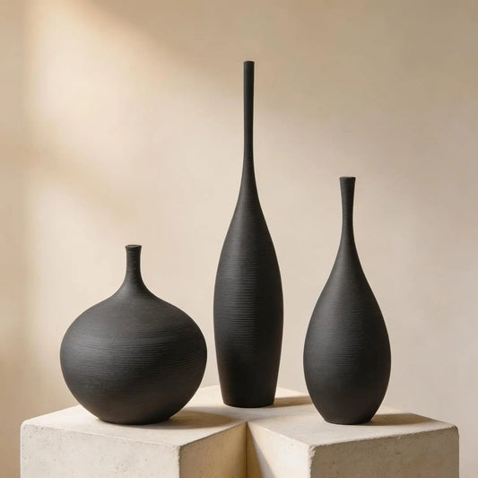 Modern Ceramic Vase Set For Centerpiece Decor