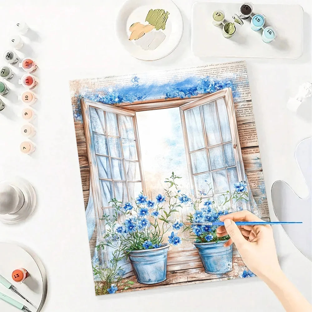 Paint By Numbers Kit For Adults On Canvas Home Decor