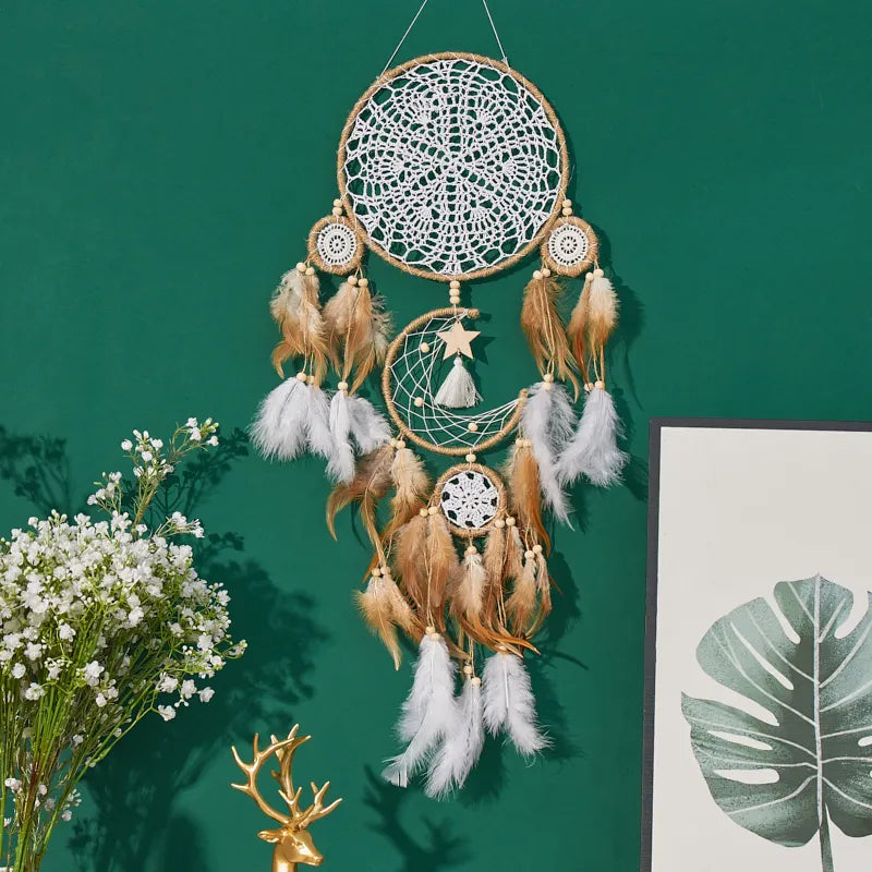 Dream Catcher Moon Dream Chaser Bohemian Wall Decoration
