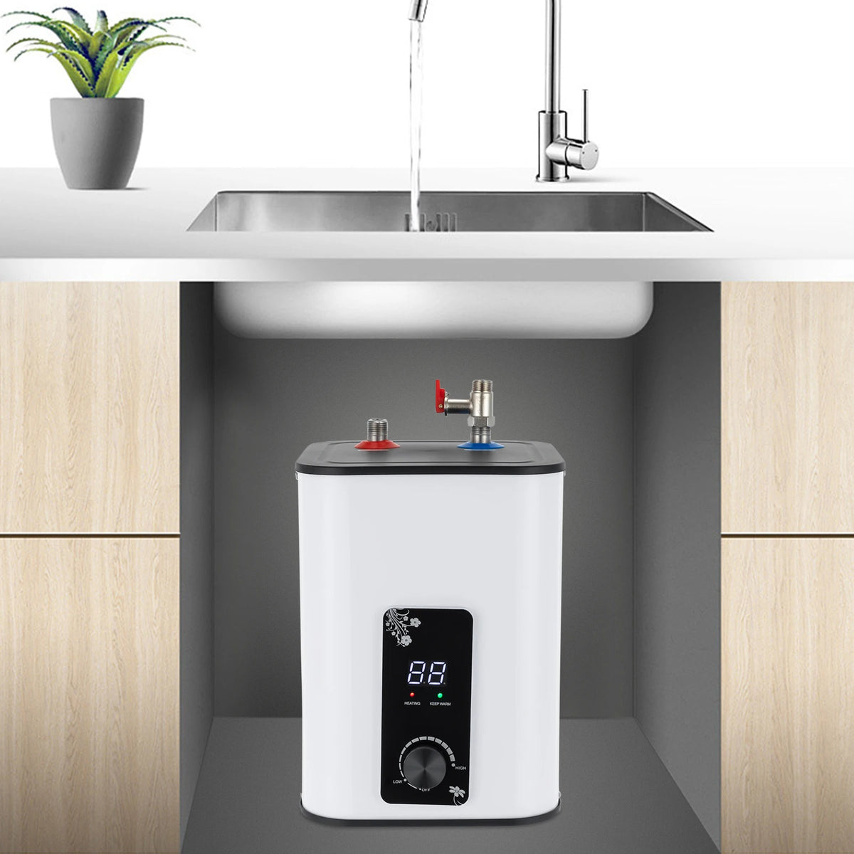 SY-8 1500W 8L Under Sink Electric Water Heater