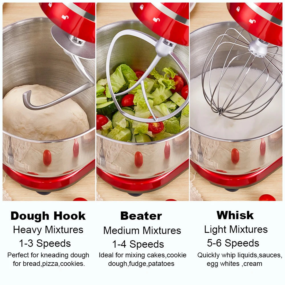 Biolomix Kitchen Stand Mixer 1200W 6 Speeds