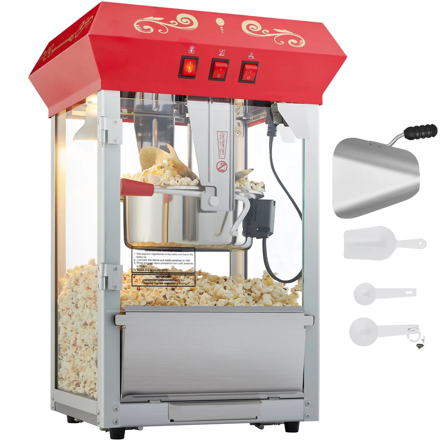 Succebuy Commercial Electric Popcorn Popper Machine