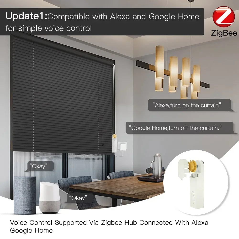 Moes ZigBee Smart Roller Blind Drive Motor Hub