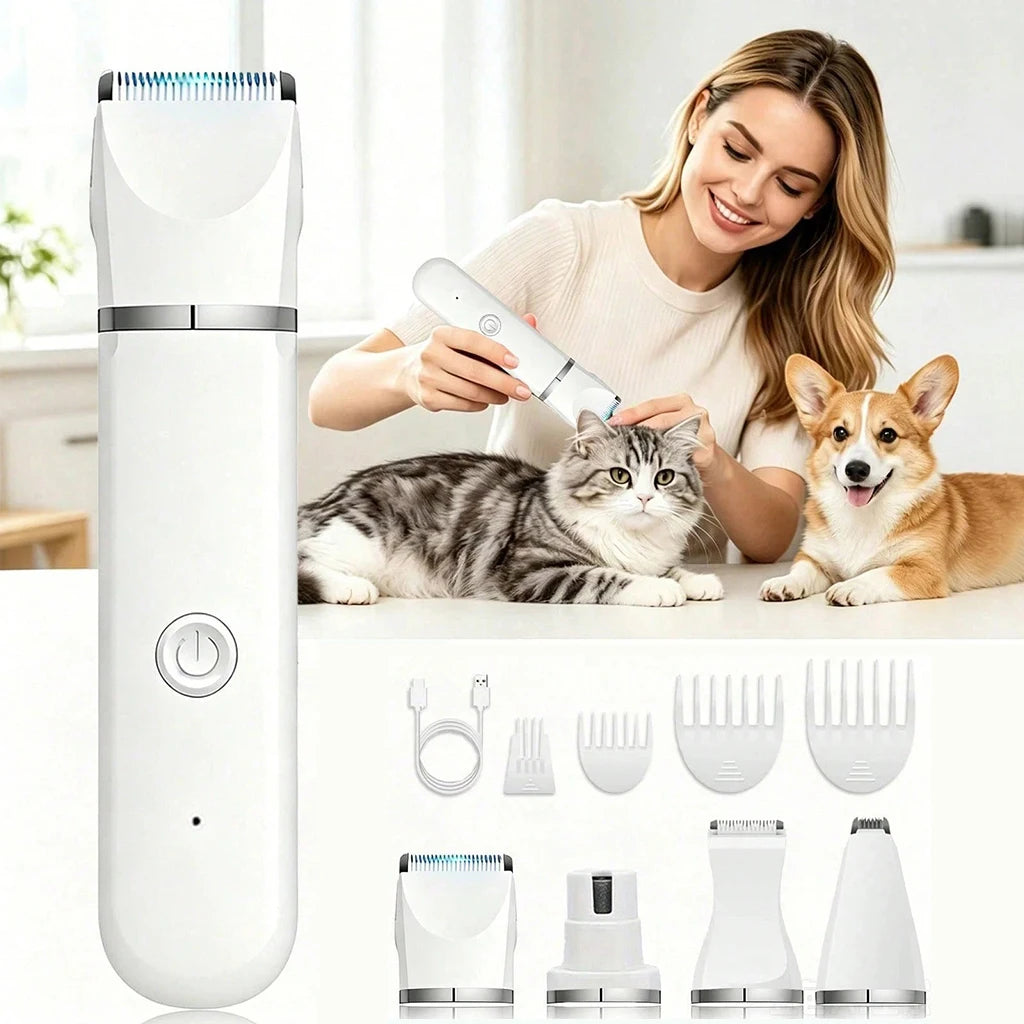 Shuyu Rechargeable Pet Grooming Clipper With Comb Guide