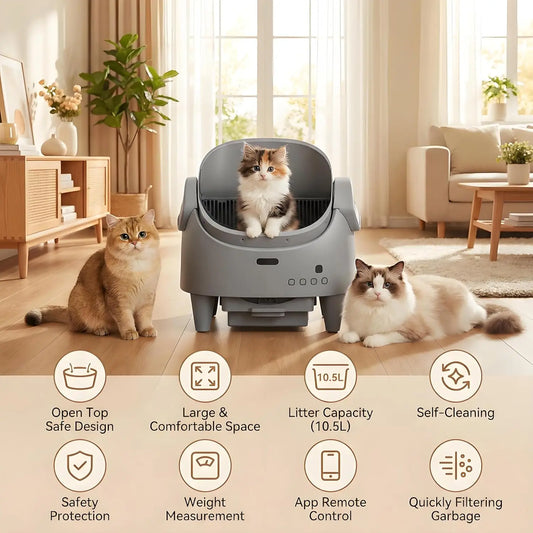 Himiss Smart Automatic Electric Cat Litter Tray