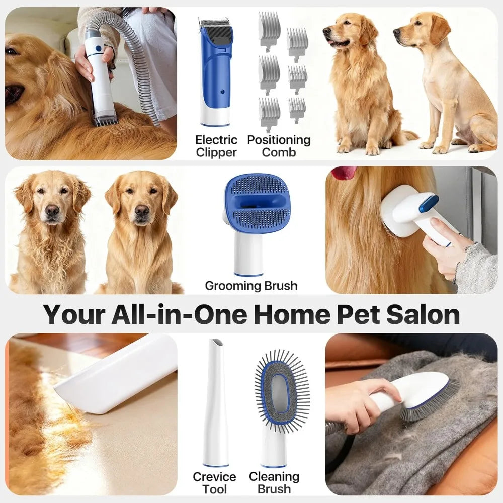 XMSJ Dog Grooming Kit With Vacuum And Clipper