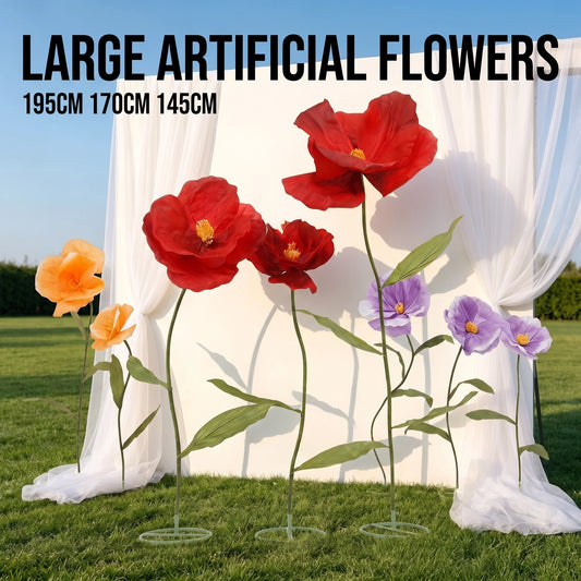 Elegant Artificial Flowers For Wedding Backdrop Decorations