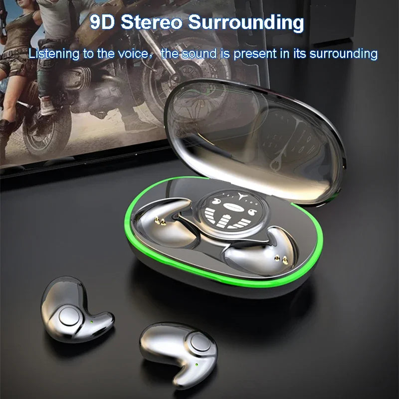 Shuke Invisible Sleep Earphones Wireless Bluetooth Earbuds