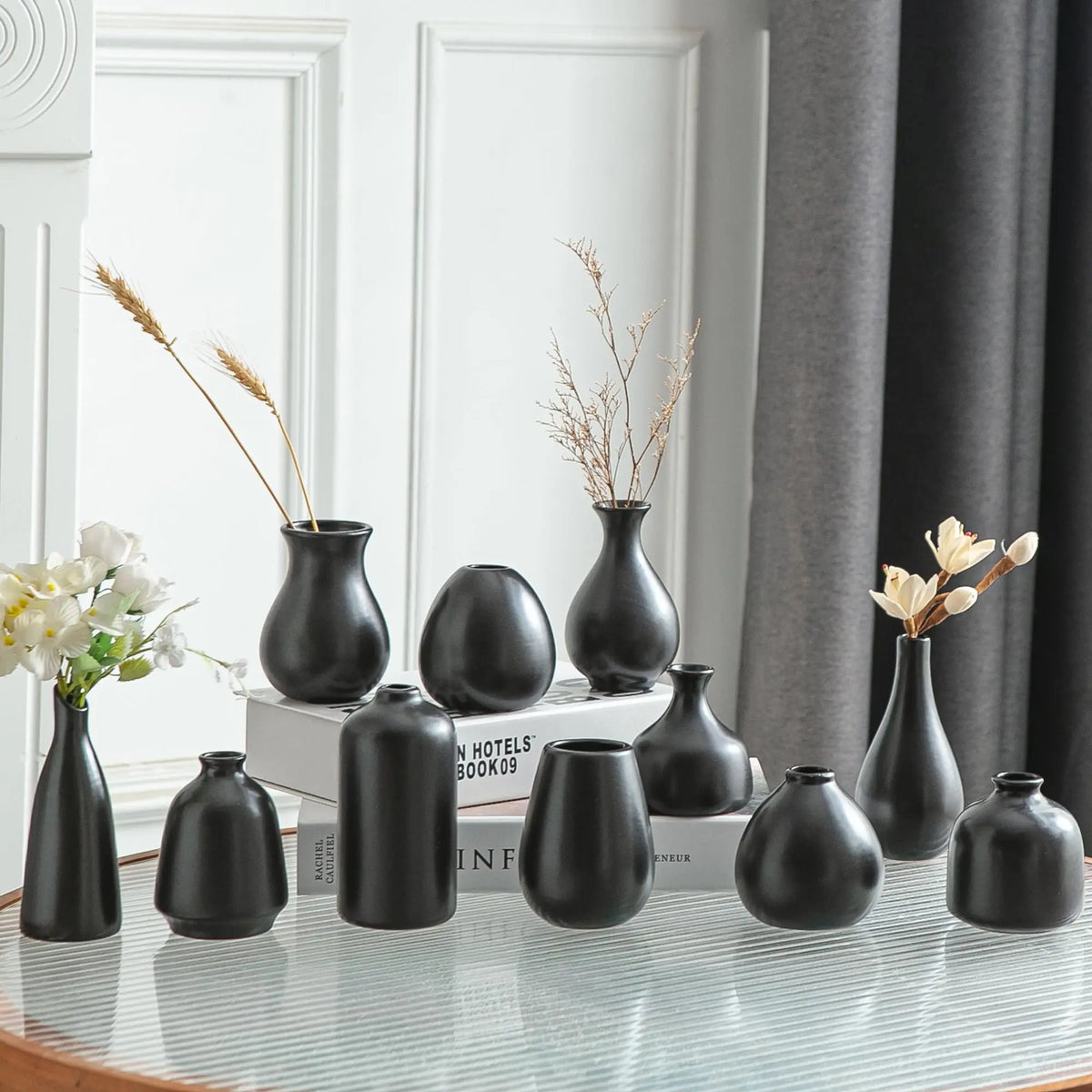 JOJUNO Ceramic Bud Vase Set Modern Home Decor