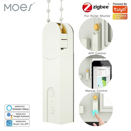 Moes ZigBee Smart Roller Blind Drive Motor Hub
