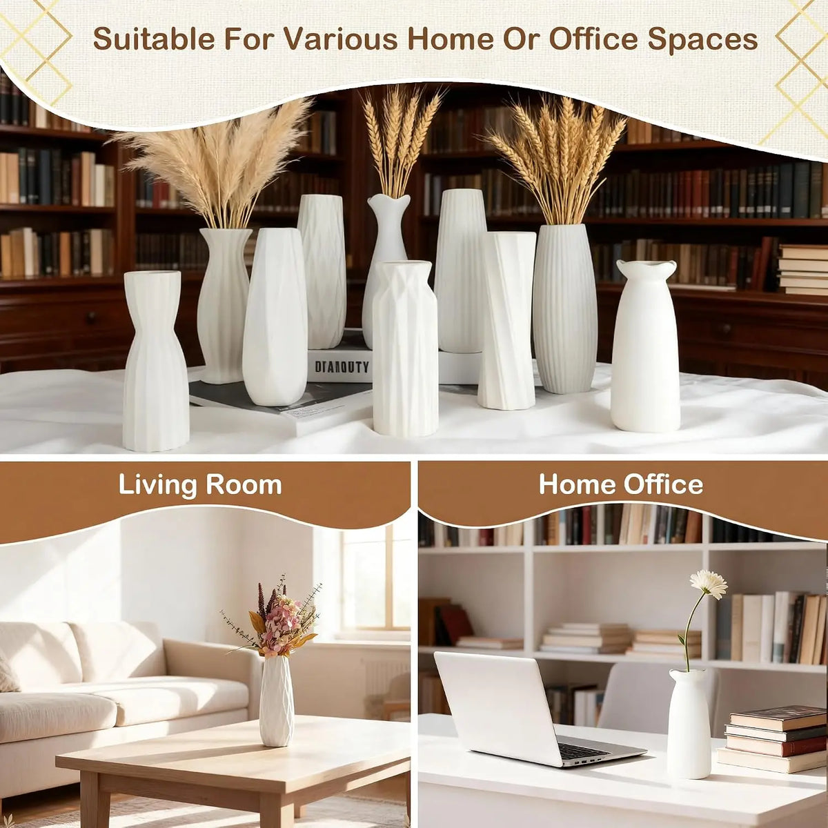 Kopwva Ceramic Vases For Elegant Home Decor And Crafts