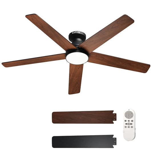 Adoolla Low Profile Ceiling Fan With Light And Remote